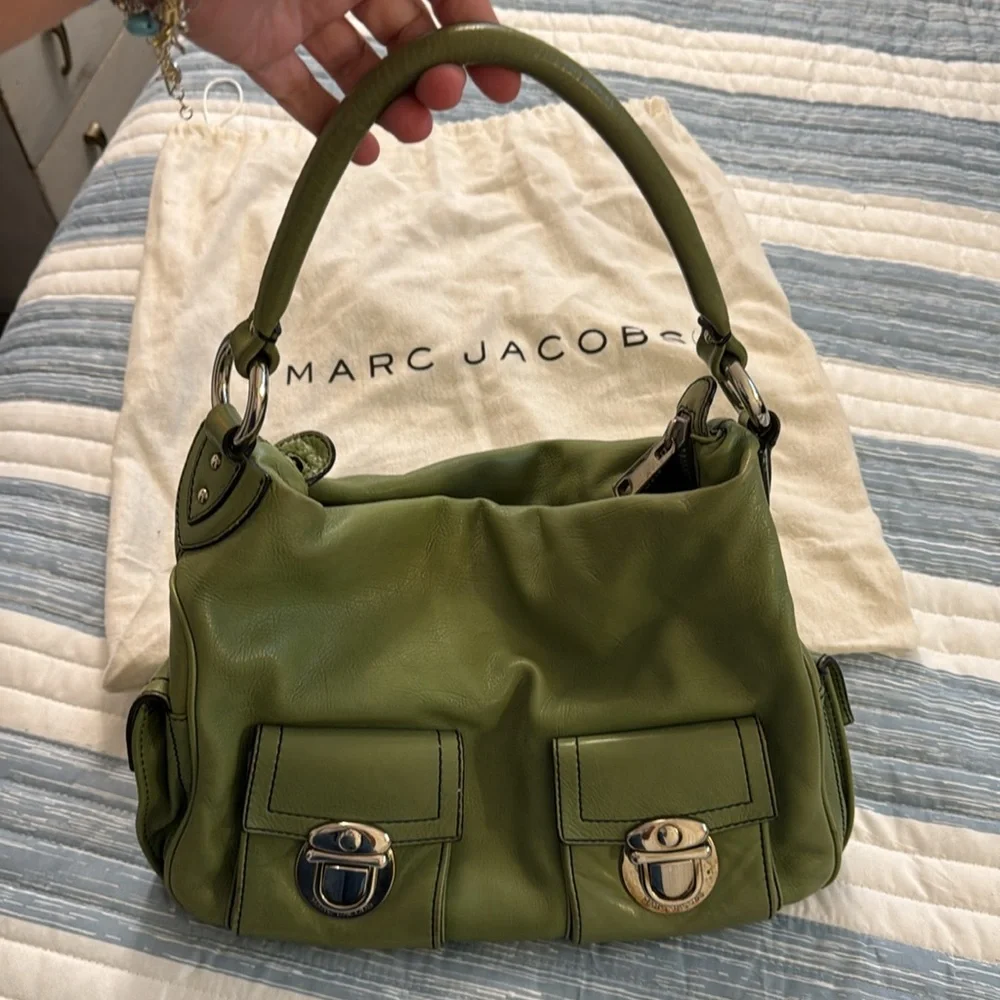 バッグ Marc by Mark Jacobs leather hand bad Marc Jacobs | Bags | Marc Jacobs Green Leather Handbag Devil Wears